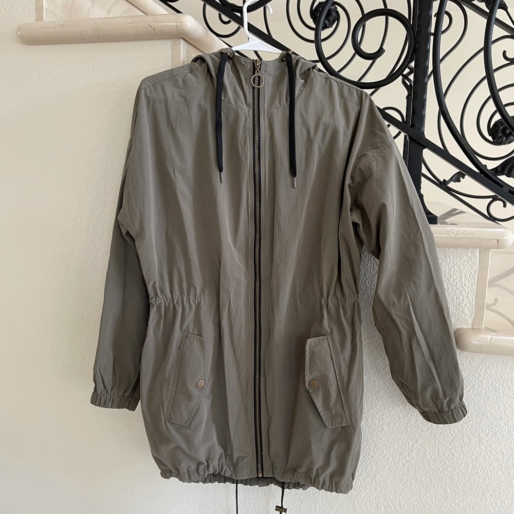 Muted Army Green Utility Jacket